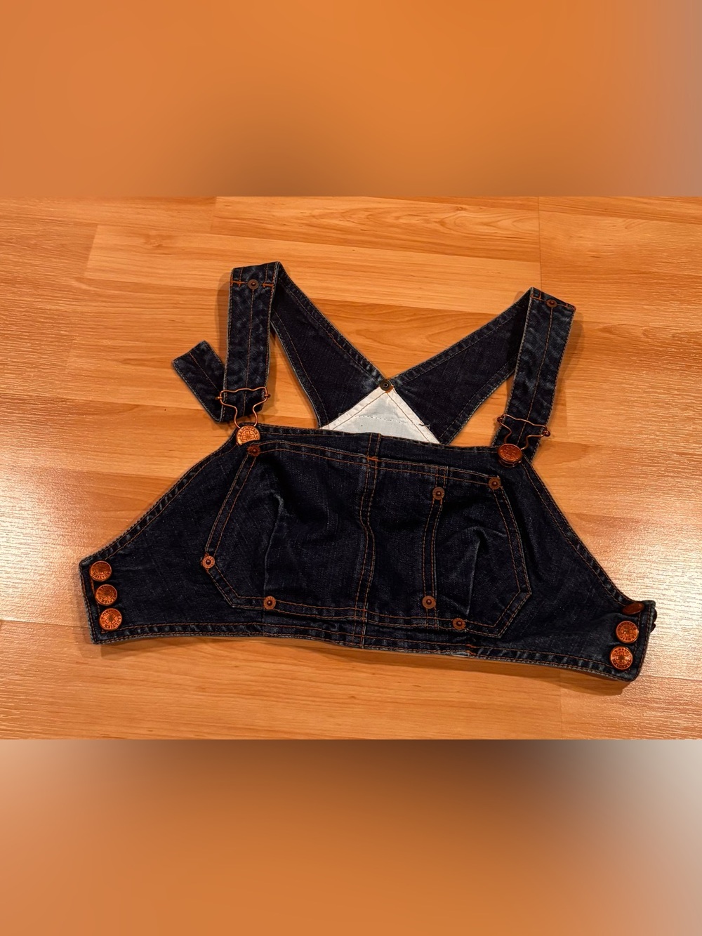 Jean Paul Gaultier X Vintage Denim Bustier/Corset Top